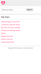Mobile Screenshot of help.weheartit.com